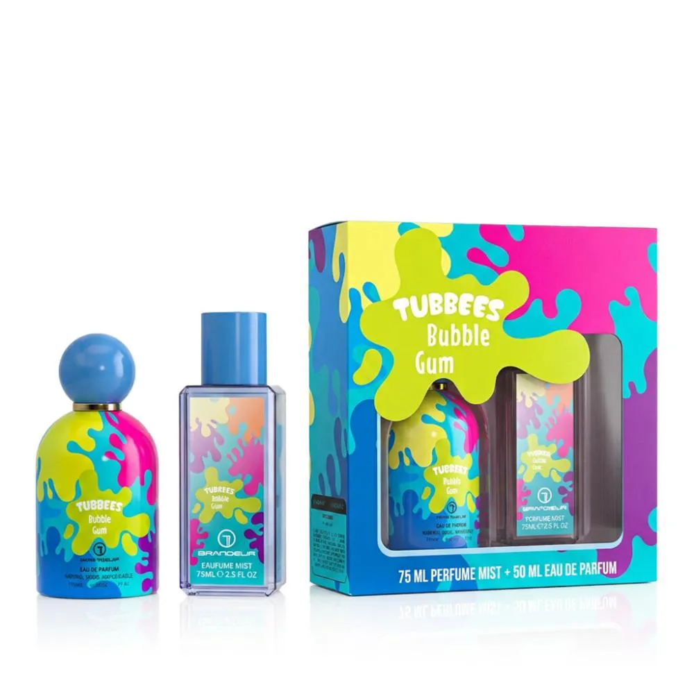 Tubbees Bubble Gum Eau de Parfum Unisex 50 ml + Körperspray 75 ml