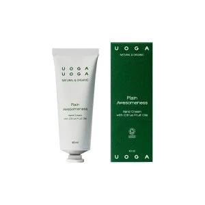 Uoga Uoga Feuchtigkeitsspendende Handcreme Plain Awesomeness BIO (40 ml) - mit frischem Zitrusduft