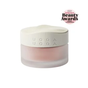 Uoga Uoga Mineralisches loses Puderrouge mit Bernstein (5 g) 6405 Coral Charm - natürliche Betonung der Wangen in 3 Farbtönen