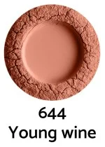 Uoga Uoga Mineralisches loses Puder-Rouge mit Bernstein (5 g) 6435 Peachy - natürliche Betonung der Wangen in 3 Farbtönen