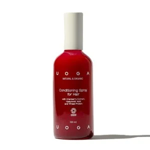 Uoga Uoga Regenerierender Sprüh-Conditioner mit Cranberry und Bio-Protein (100 ml) - für leichte Kämmbarkeit und Glanz