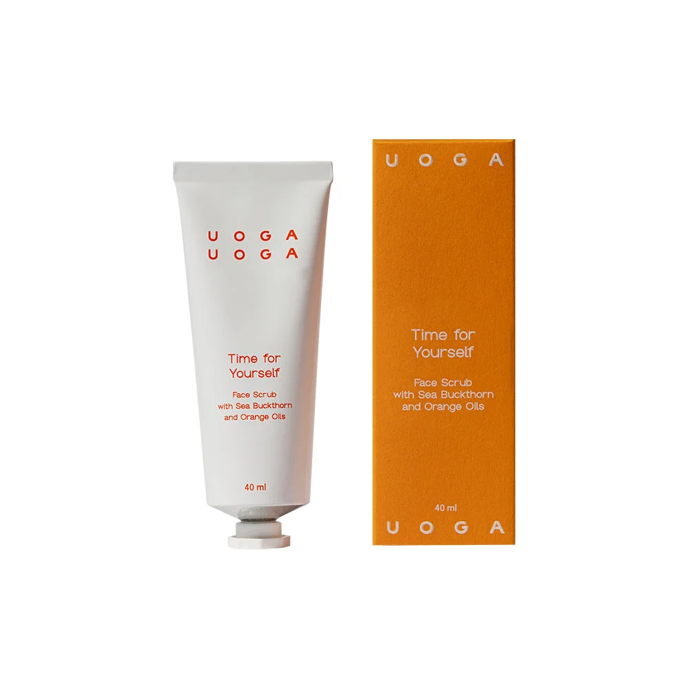 Uoga Uoga Nährendes Gesichtspeeling Time for Yourself mit Sanddorn (40 ml) - mit Süßorangenöl