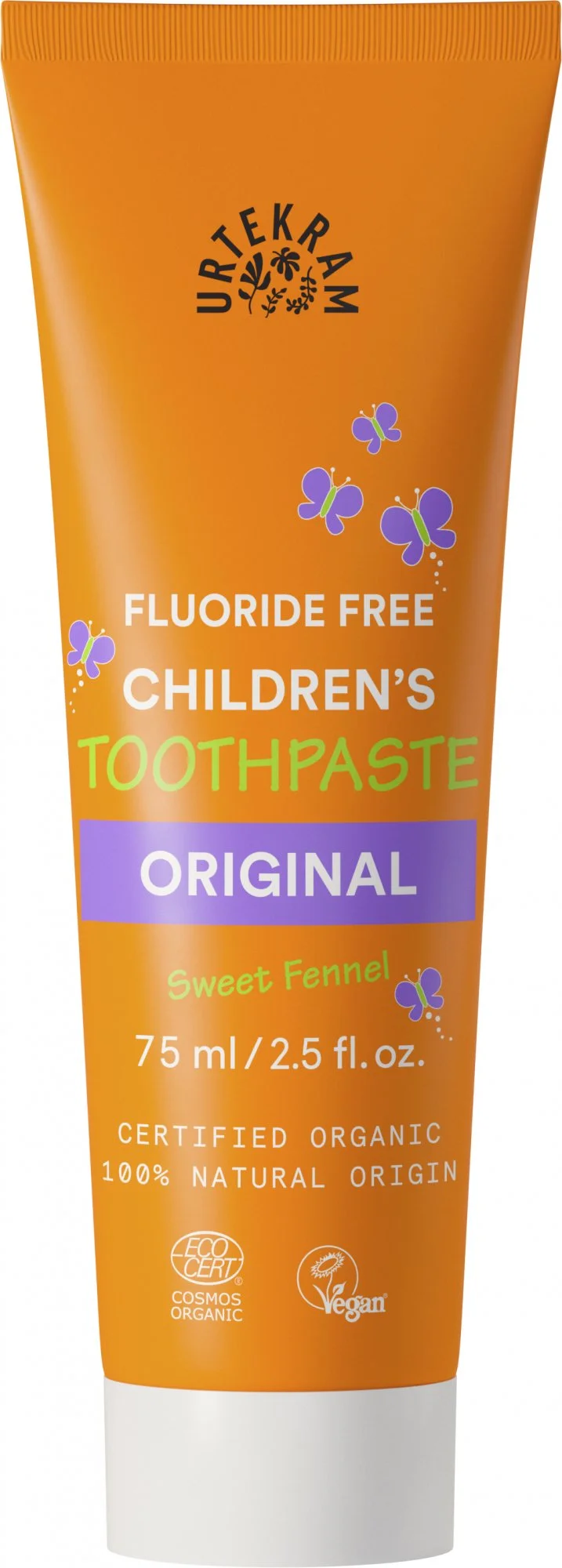 Urtekram Kinderzahnpasta mit Fenchel BIO (75 ml) – ohne Fluorid