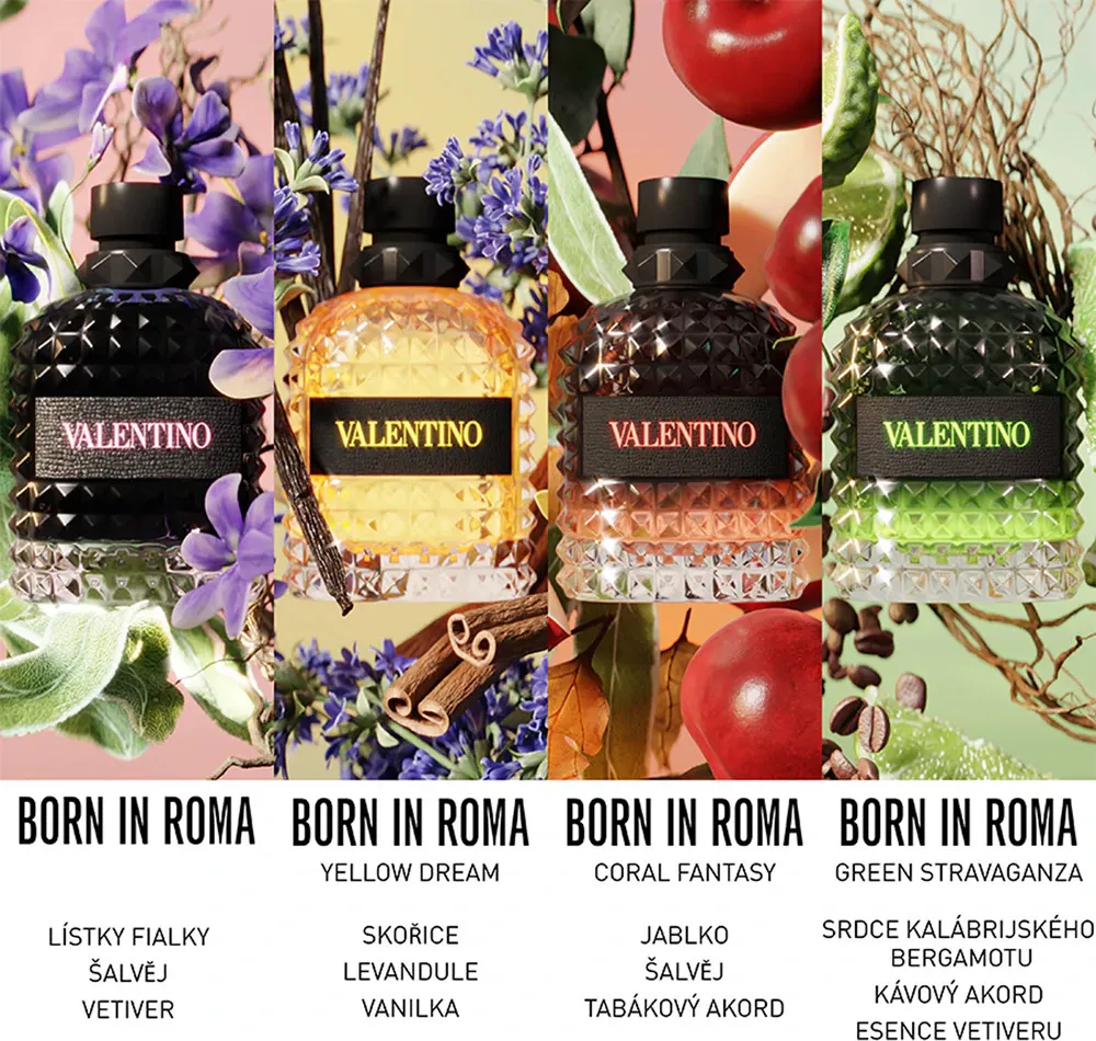 Uomo Born In Roma Coral Fantasy Eau de Toilette für Männer 50 ml