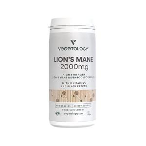 Vegane Löwenmähne 2000 mg B-Komplex, 60 Kapseln