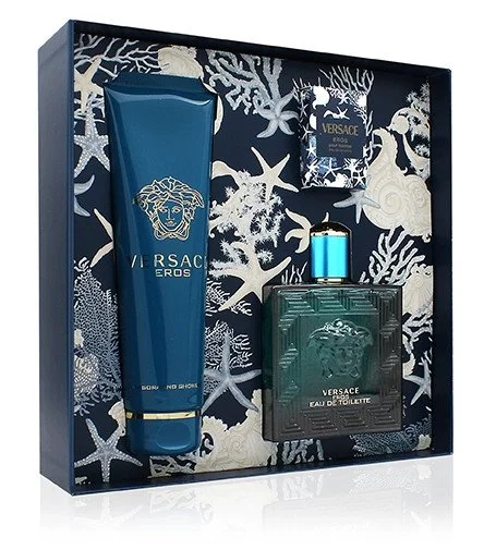 Eros Geschenkset 100 ml + Duschgel 150 ml + Eau de Toilette für Herren