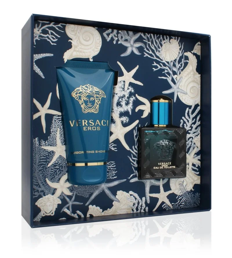Eros Geschenkset 30 ml + Duschgel Eau de Toilette für Herren