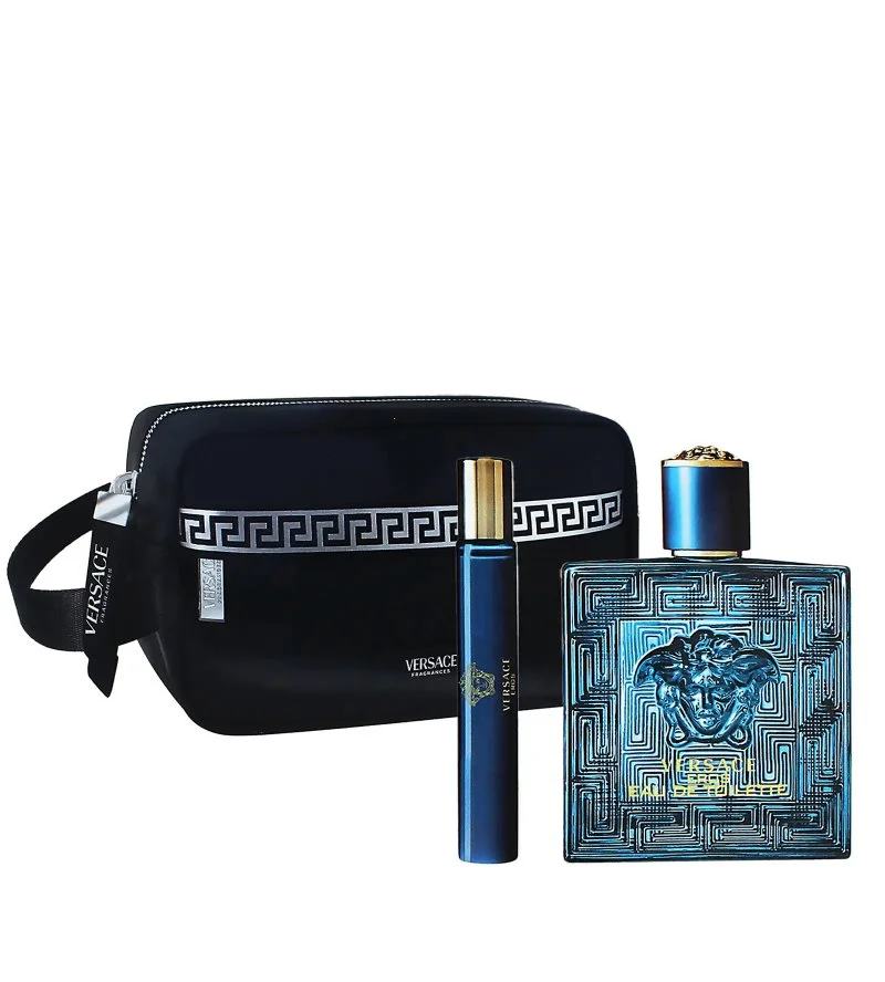 Eros Geschenkset + Eau de Toilette 10 ml + Kosmetiktasche Eau de Toilette für Herren