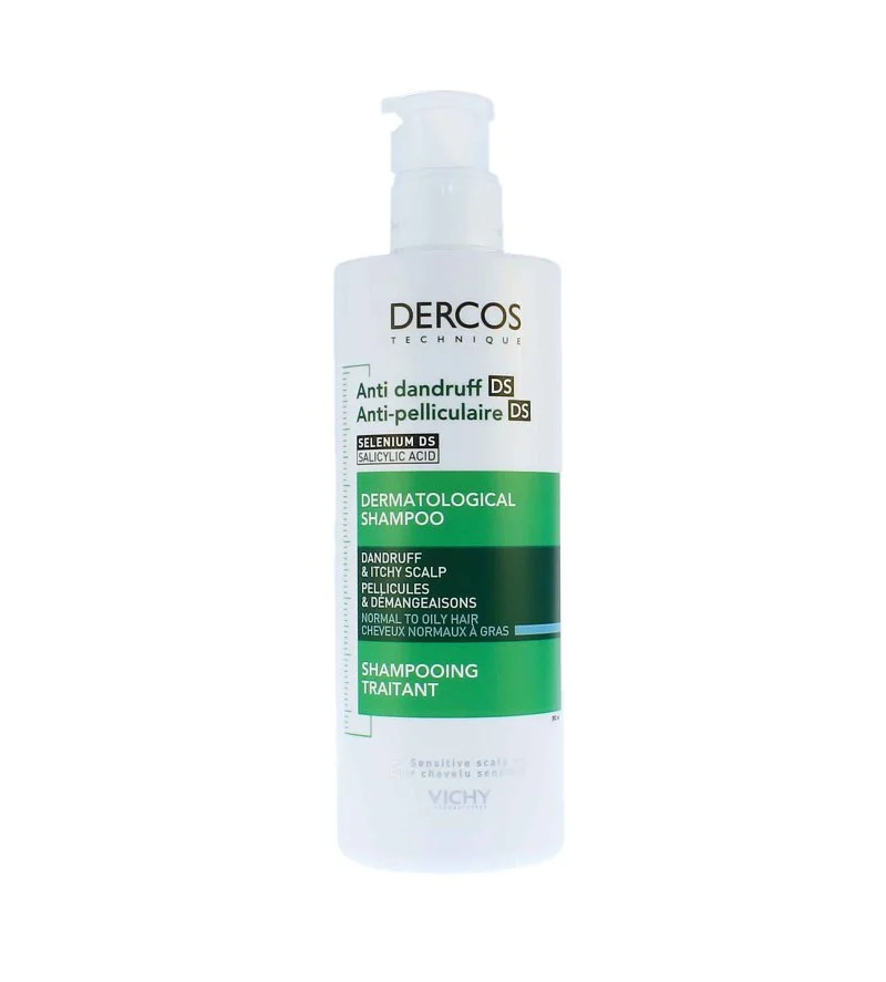 Dercos Anti-Dandruff Shampoo gegen Schuppen für normales bis fettiges Haar 390 ml