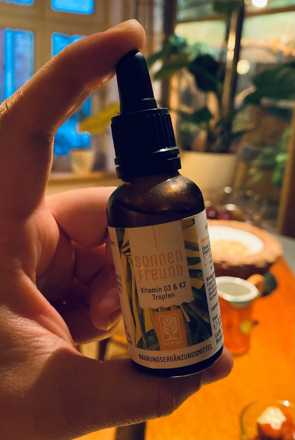 Naturtreu Vitamin D3 K2 MK7 vegane Tropfen, 30 ml