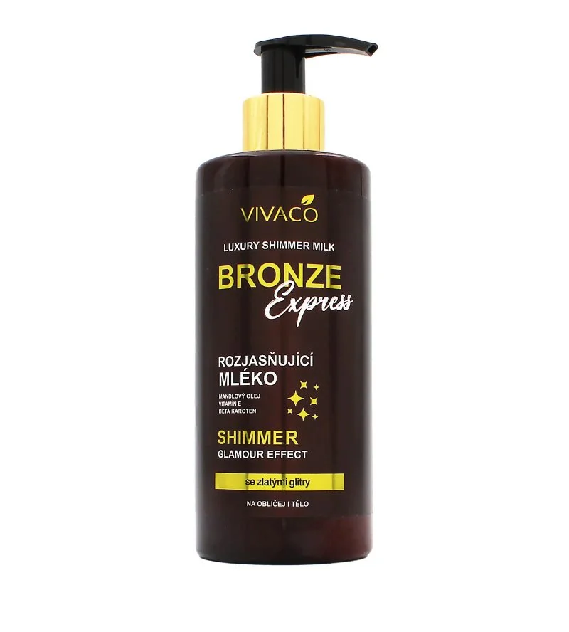 Bronze Express Aufhellende Körpermilch mit Glitzer 300 ml