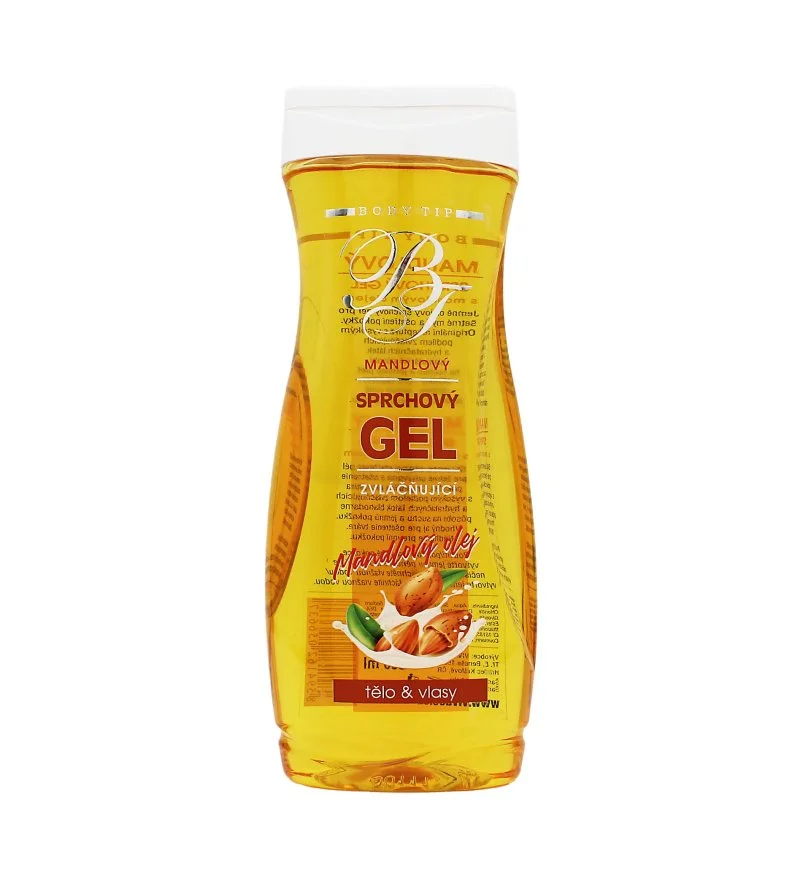 Body Tip Duschgel mit Mandelöl für geschmeidige Haut 300 ml
