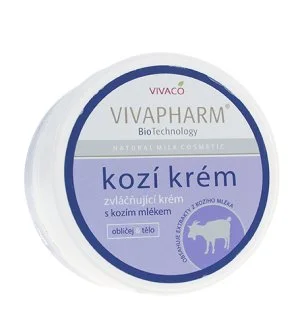 VivaPharm Goats Milk Feuchtigkeitsspendende Creme mit Ziegenmilch für Gesicht und Körper für Frauen