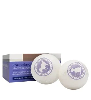 VivaPharm Ziegen-Badebombe mit Ziegenmilch 2 x 75 g