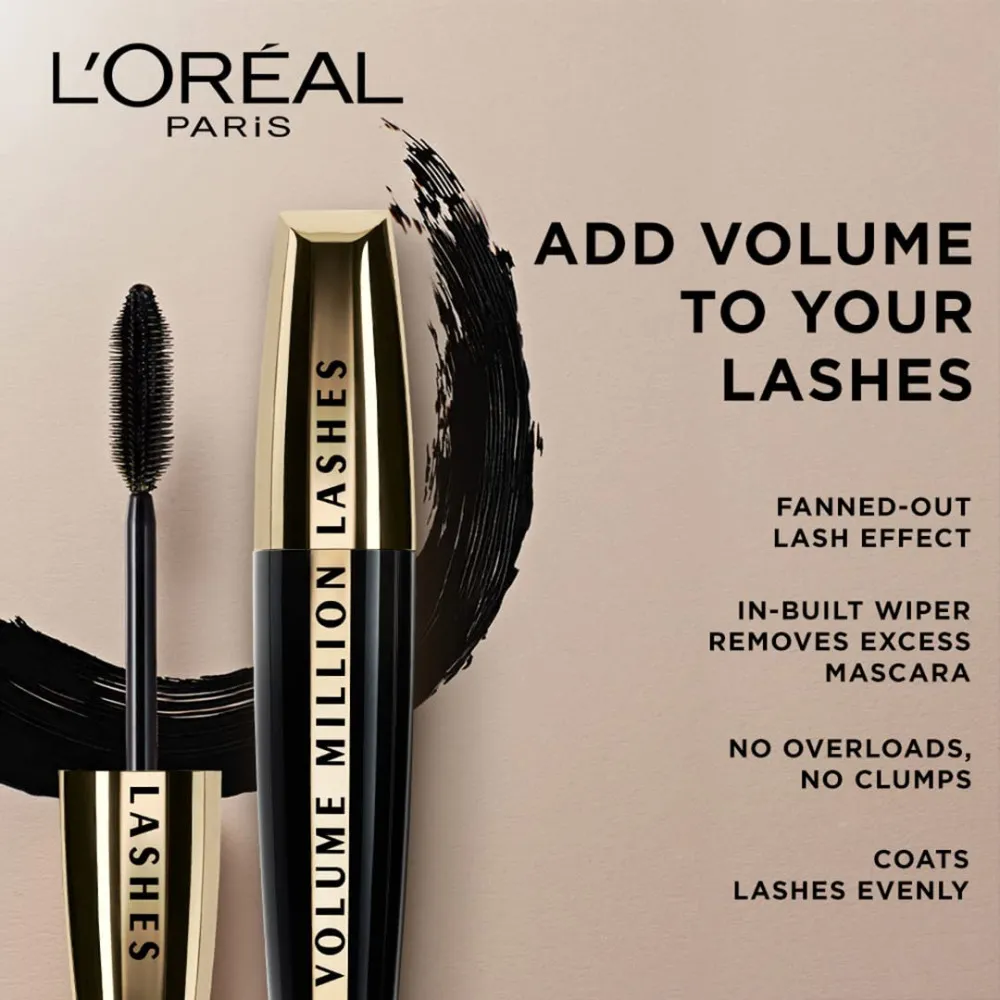 Volume Million Lashes Mascara Extra-Schwarz 9 ml