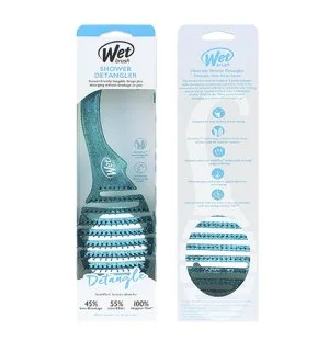 Wet Brush Shower Detangler Haarbürste Teal Glitter