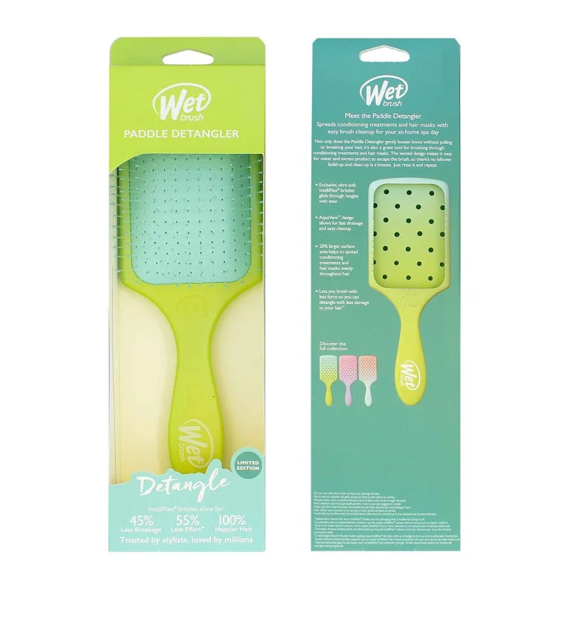 Paddle Detangler Feel Good Haarbürste Ombre - Grün/Blau
