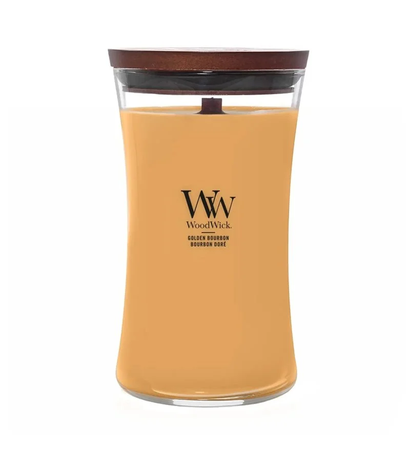 Golden Bourbon Duftkerze mit Holzdocht 609,5 g