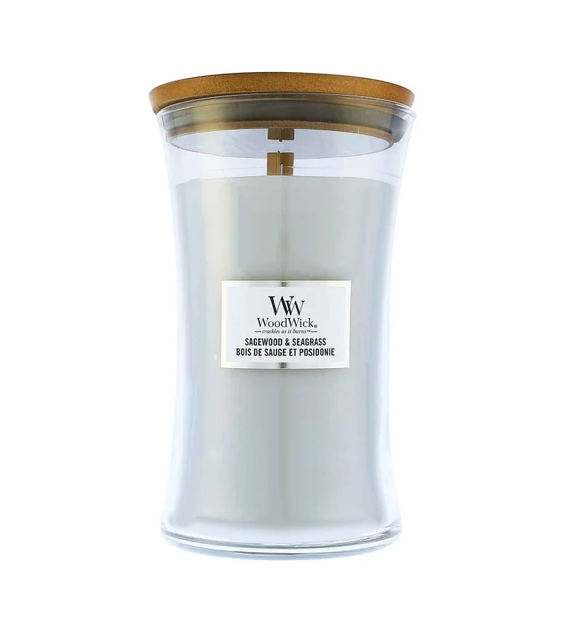 Sagewood & Seagrass Duftkerze mit Holzdocht 609 g