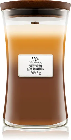 WoodWick Café Sweets Duftkerze mit Holzdocht 609,5 g