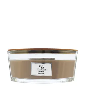 WoodWick Cashmere Duftkerze mit Holzdocht 453,6 g