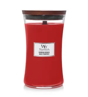 WoodWick Crimson Berries Duftkerze mit Holzdocht 609,5 g