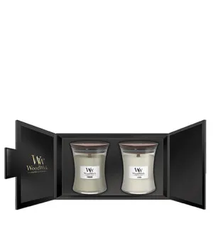 WoodWick Fireside, Linen Geschenkset