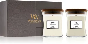 WoodWick Fireside, Linen Geschenkset für Männer