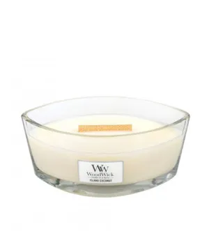 WoodWick Island Coconut Duftkerze mit Holzdocht 453,6 g
