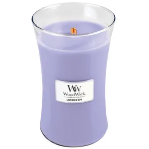 WoodWick Lavender Spa Duftkerze mit Holzdocht 609,5 g