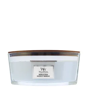 WoodWick Magnolia Birch Duftkerze mit Holzdocht 453,6 g