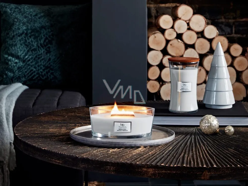 Magnolia Birch Duftkerze mit Holzdocht 453,6 g