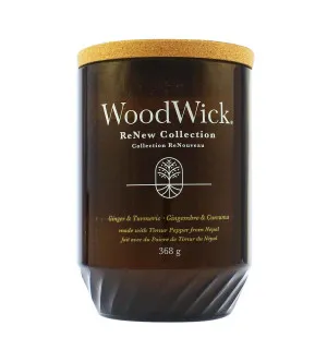 WoodWick ReNew Ginger & Turmeric große Kerze 368 g