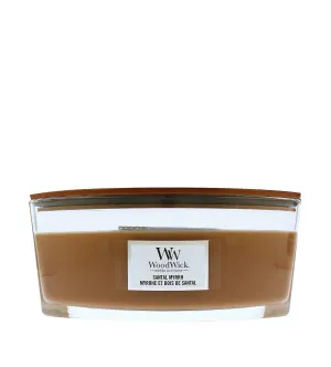 WoodWick Santal Myrrh Duftkerze mit Holzdocht 453,6 g