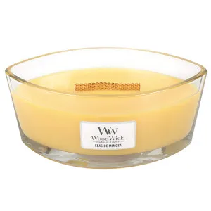WoodWick Seaside Mimosa Duftkerze mit Holzdocht 453,6 g
