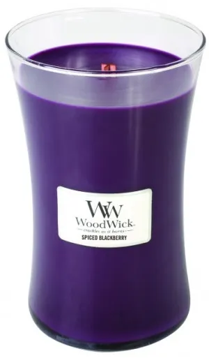WoodWick Spiced Blackberry Duftkerze mit Holzdocht 609,5 g