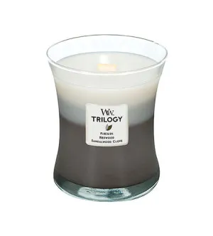 WoodWick Warm Woods Duftkerze mit Holzdocht 275 g