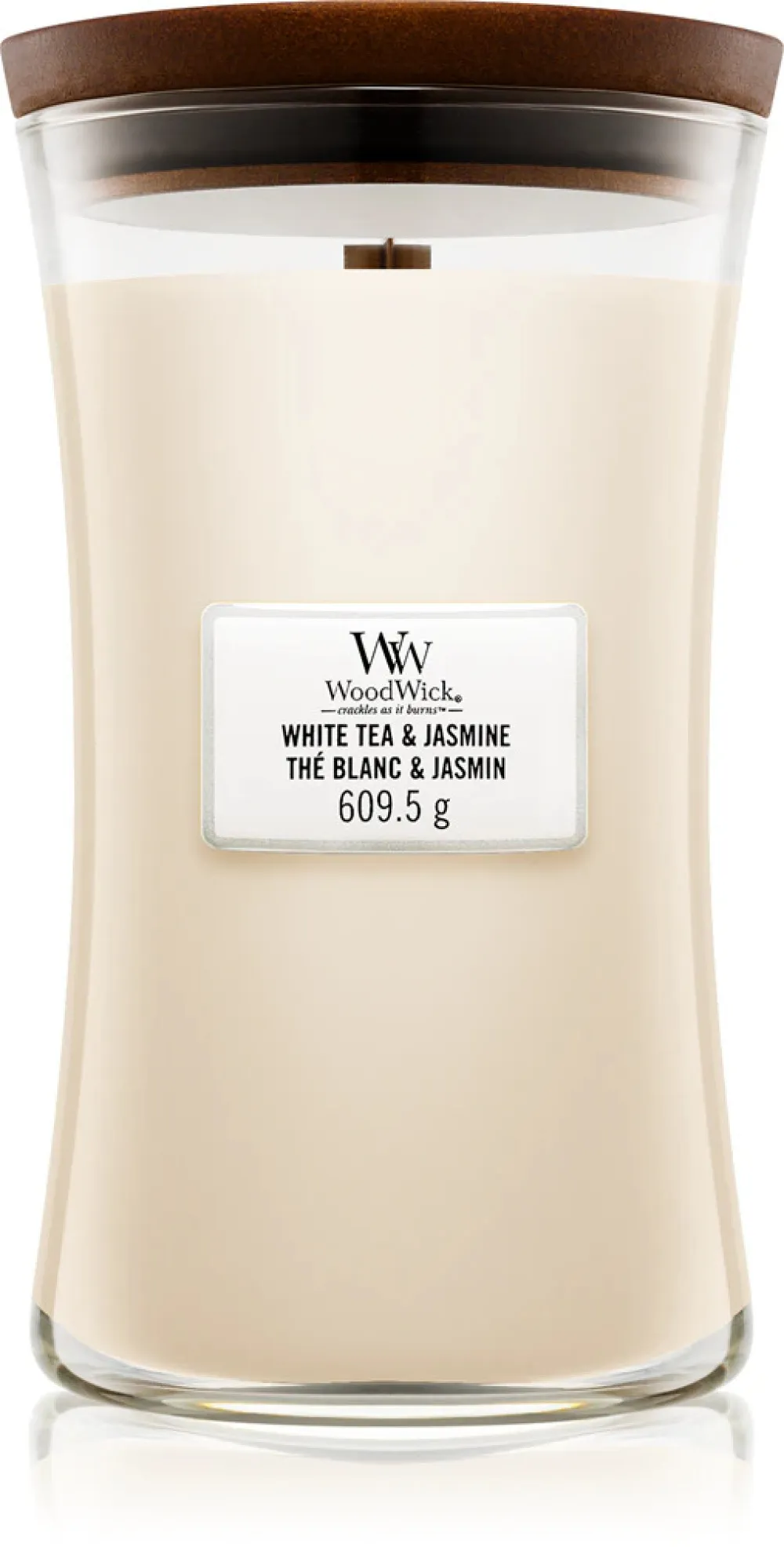 White Tea & Jasmine Duftkerze mit Holzdocht 609,5 g