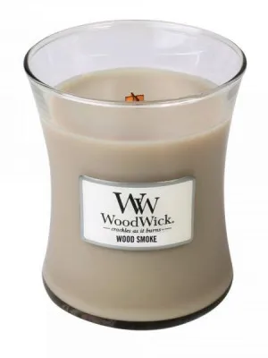 WoodWick Wood Smoke Duftkerze mit Holzdocht 275 g
