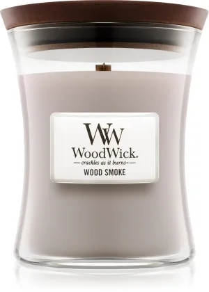 WoodWick Wood Smoke Duftkerze mit Holzdocht für Männer