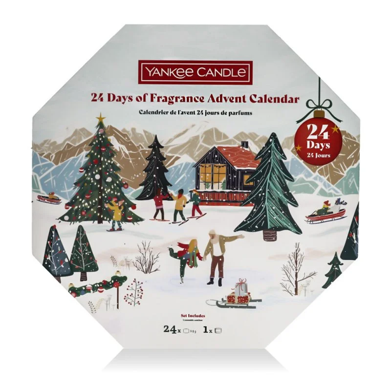 Weihnachtlicher Adventskalender-Kranz