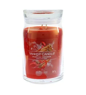 Yankee Candle Sparkling Cinnamon Signature-Kerze groß 567 g