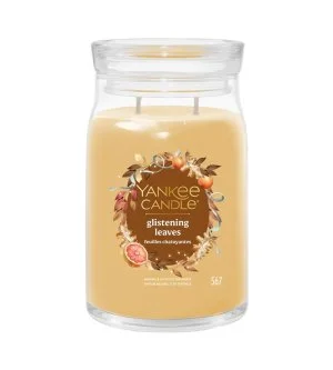 Yankee Candle Glistening Leaves Signature Duftkerze groß 567 g