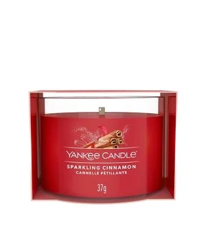 Yankee Candle Sparkling Cinnamon Votivkerze im Glas 37 g