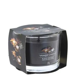 Yankee Candle Black Coconut Votivkerze im Glas 37 g