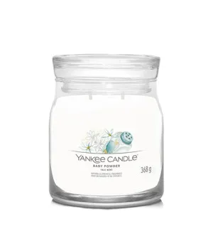 Yankee Candle Baby Powder Signature Kerze mittel 368 g