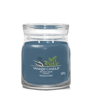 Yankee Candle Bayside Cedar Signature Kerze Mittel 368 g