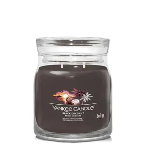 Yankee Candle Black Coconut Signature Kerze Mittel 368 g
