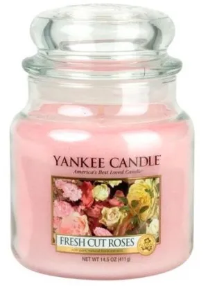 Yankee Candle Fresh Cut Roses Duftkerze 411 g