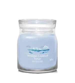 Yankee Candle Ocean Air Signature Kerze mittel 368 g